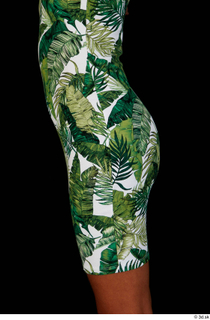 Luna Corazon dressed green patterned dress hips 0003.jpg